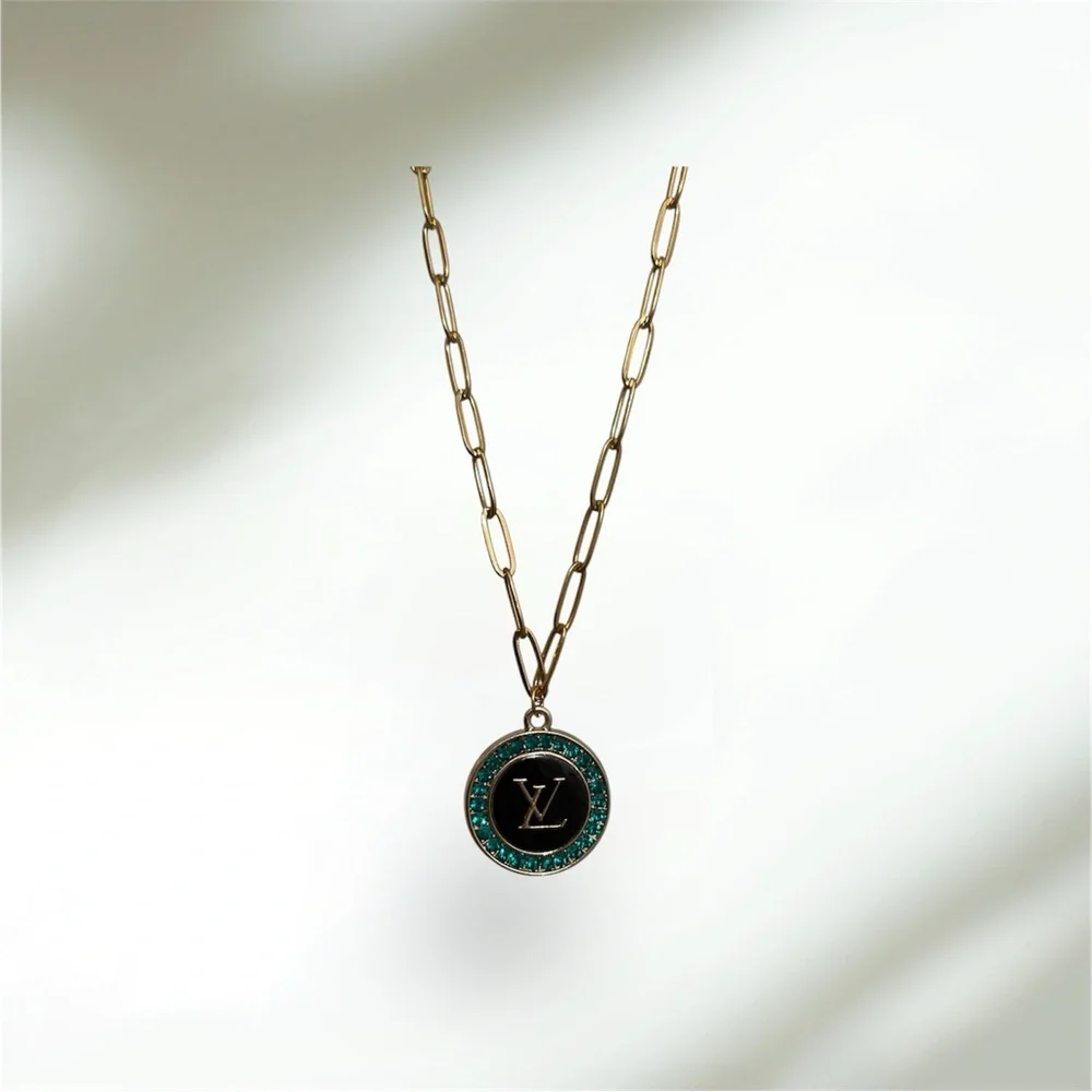 Up-Cycled Louis Vuitton Necklace - Picture 1 of 1